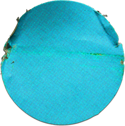 Blue sticker
